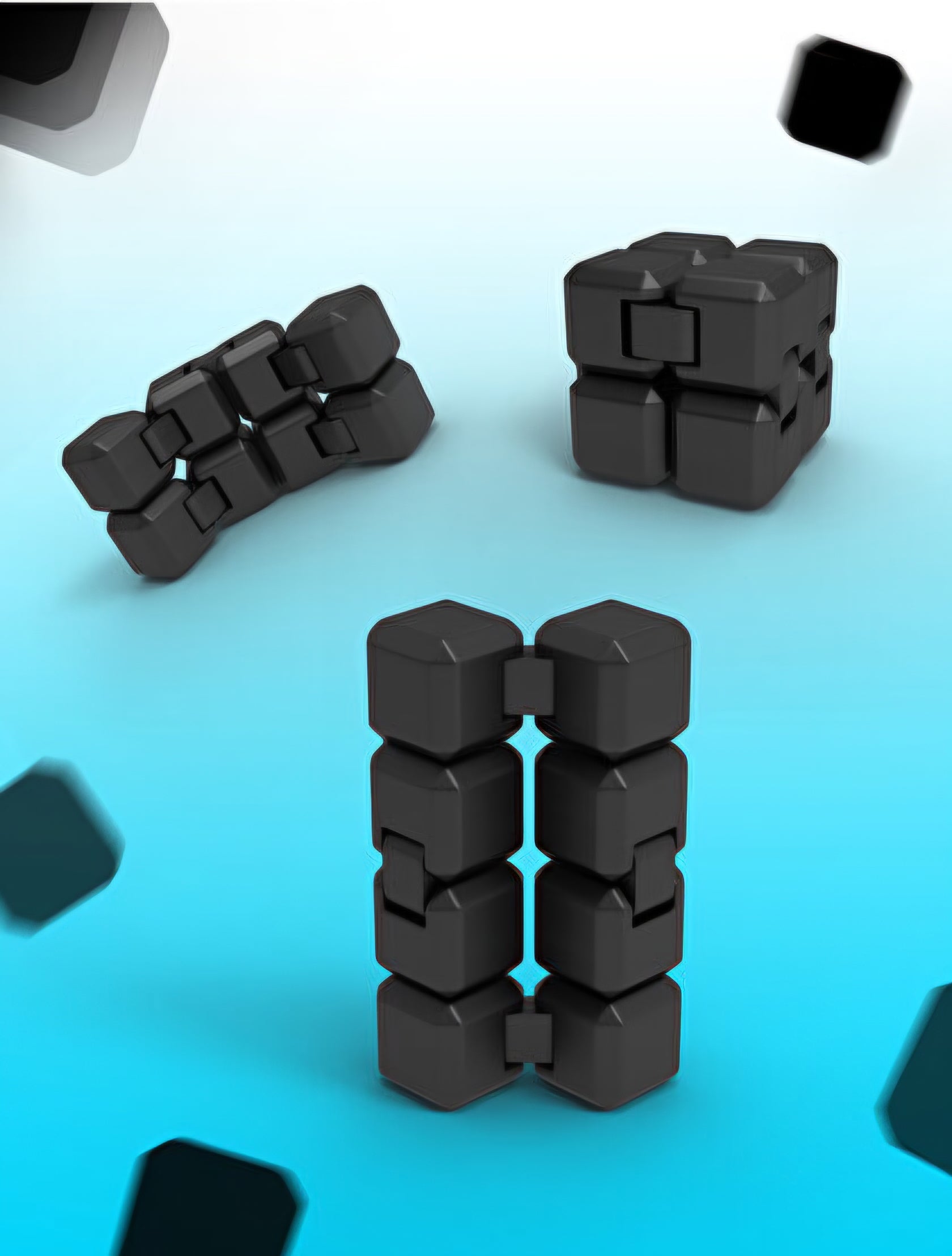 Katlaç - infinity cube - sonsuz küp - stres küpü - hareketli küp